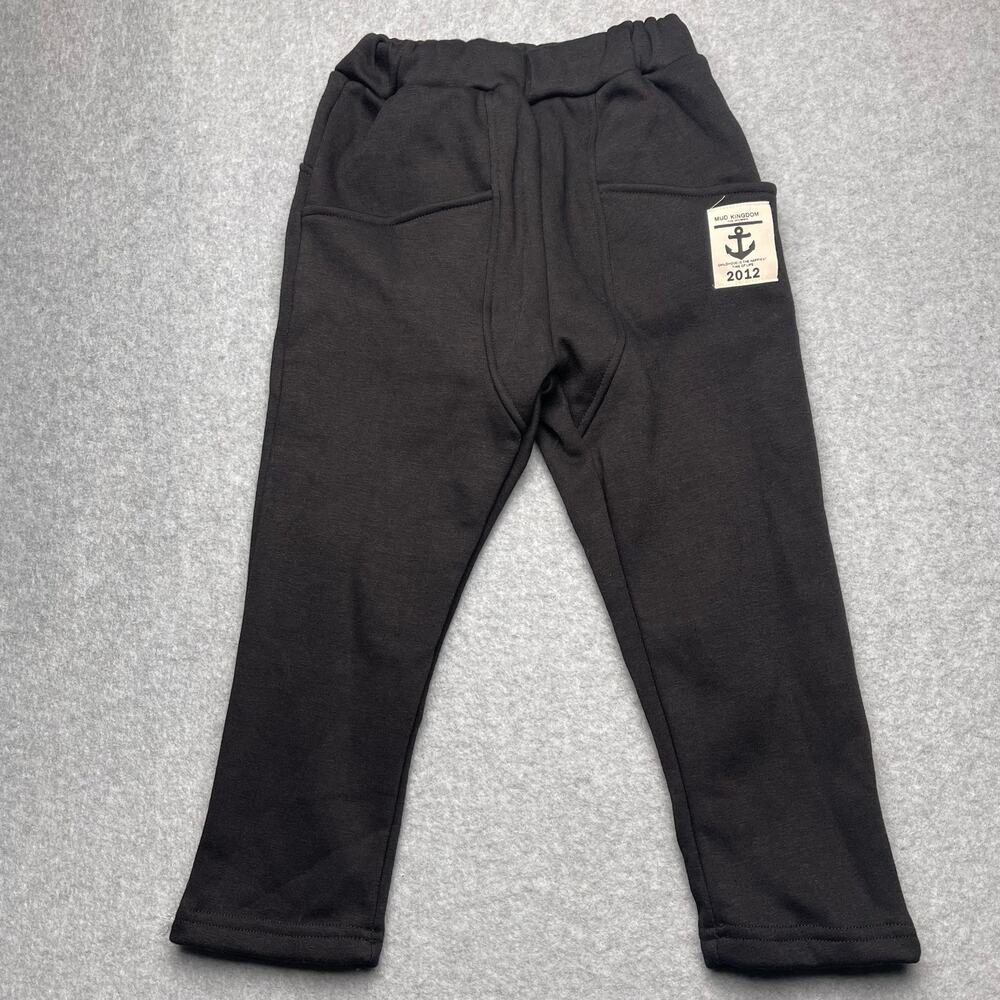 Mud Kingdom Fleece Pants Tight Fit Casual Warm Size 4T
